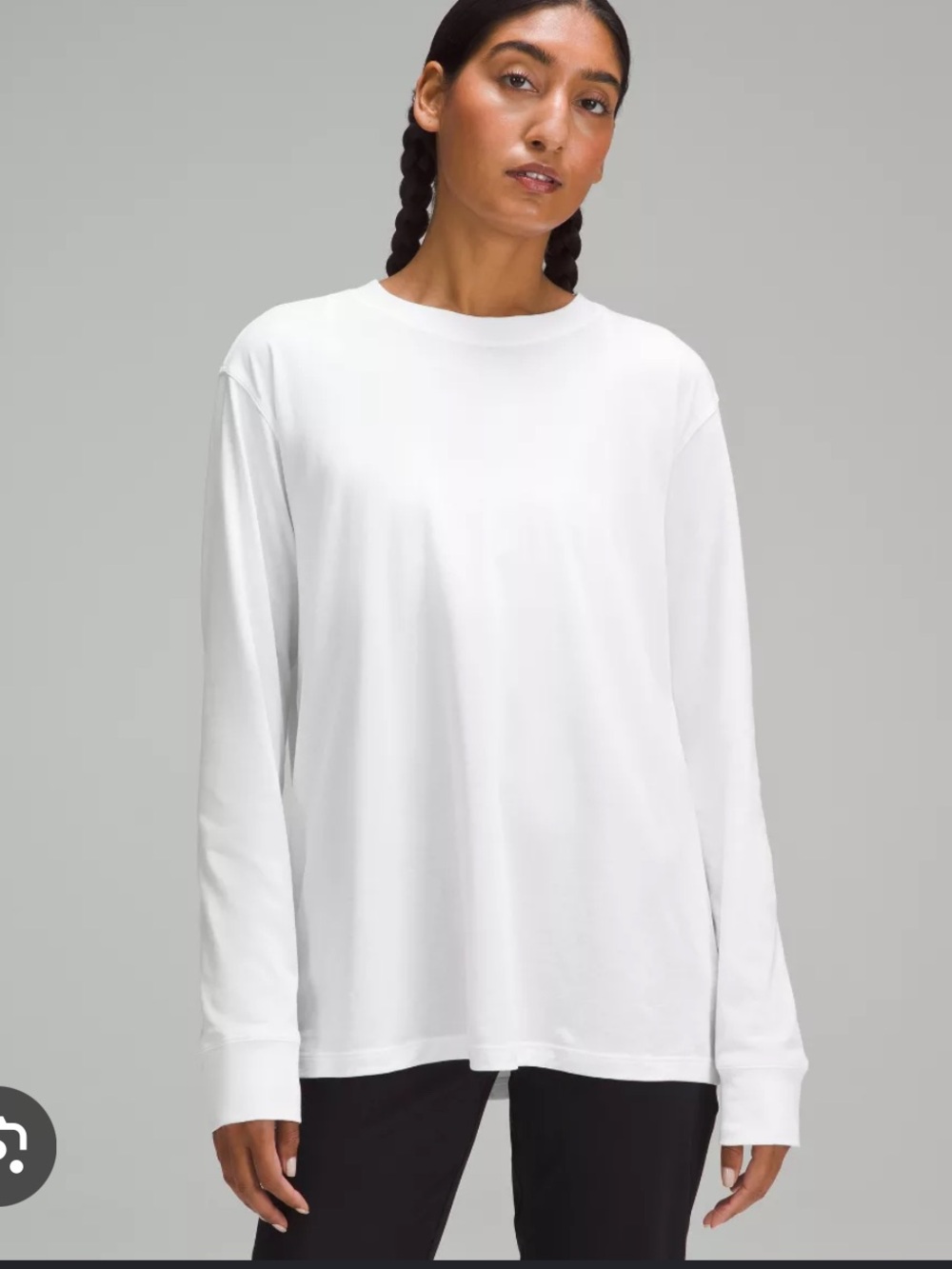 Lululemon All Yours Long Sleeve Shirt - White, 8 and 10